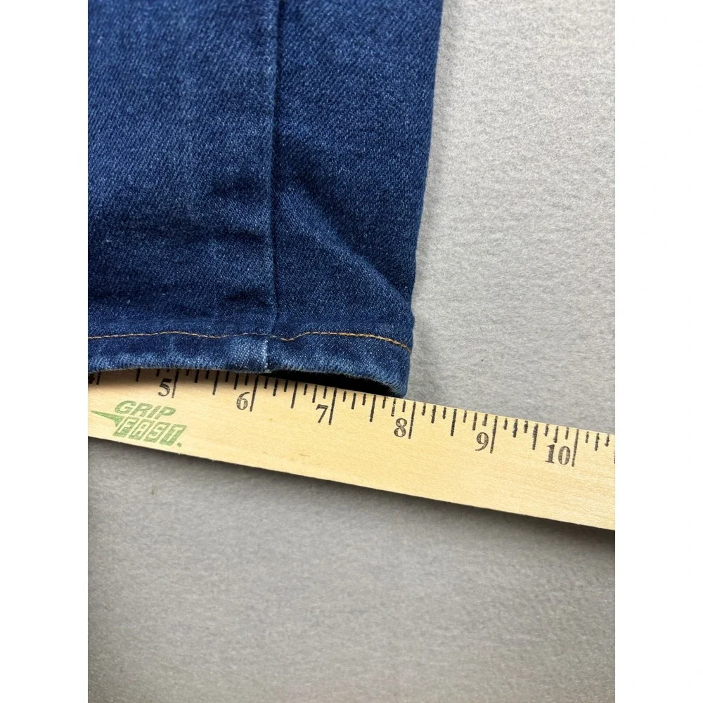 Wrangler 938NAV Cowboy Cut Jeans Western Regular Fit 33x33 Navy Blue Denim